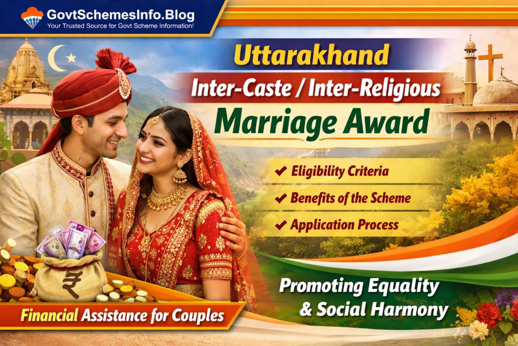 Uttarakhand Inter-Caste / Inter-Religious Marriage Award: Eligibility, Benefits and Application Process