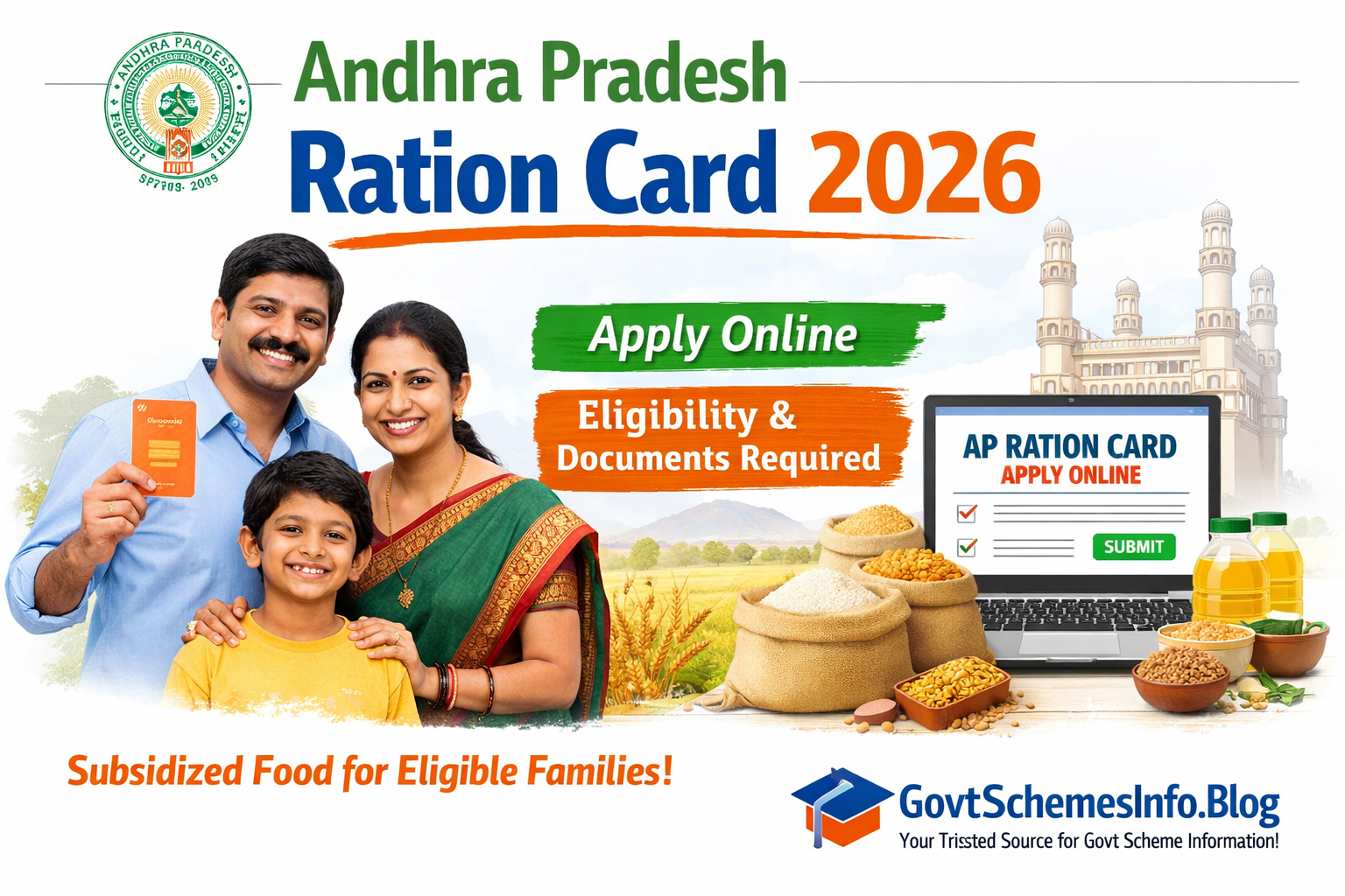 Andhra Pradesh Ration Card 2026: Apply Online, Eligibility & Documents ...