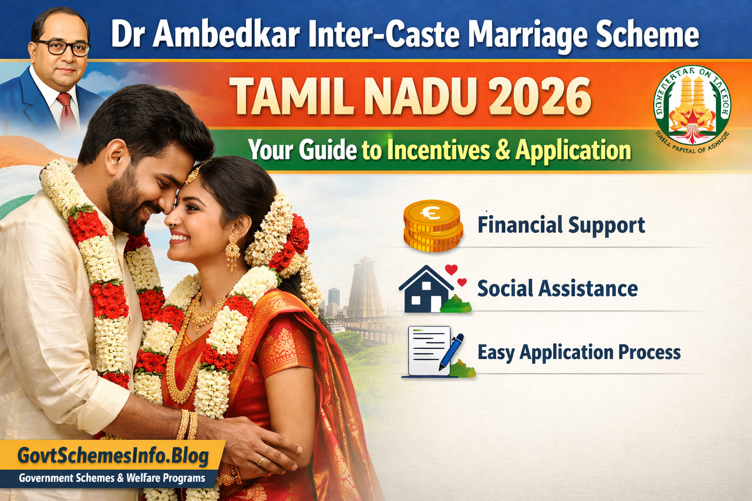 Dr Ambedkar Inter-Caste Marriage Scheme Tamil Nadu 2026: Your Guide to Incentives & Application