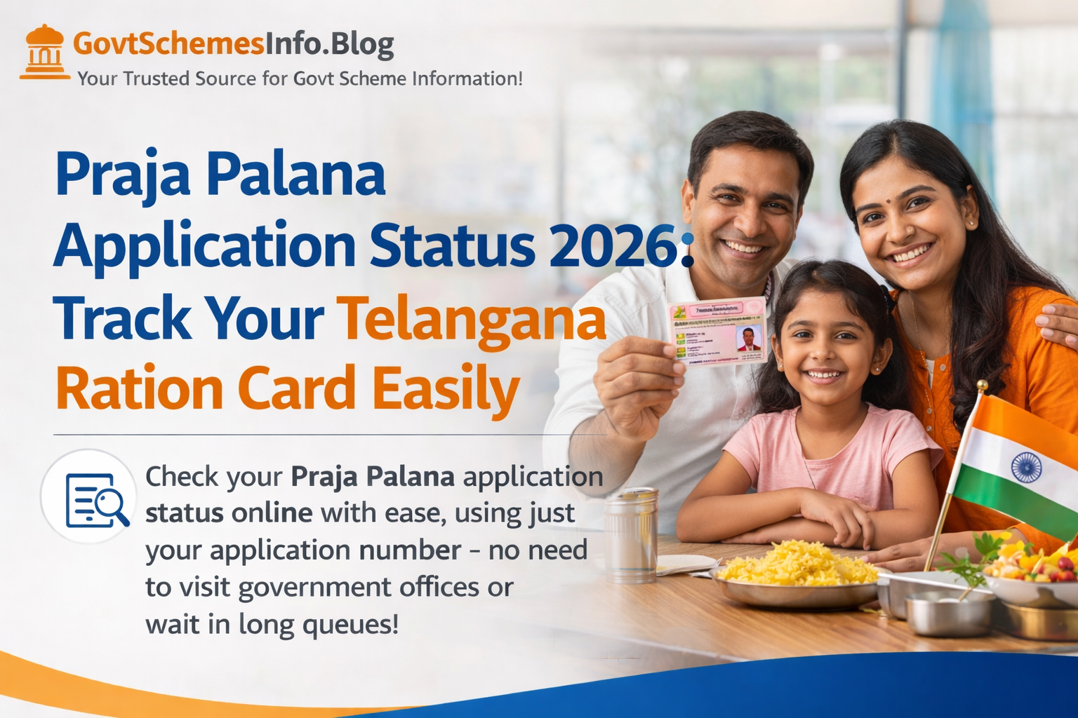 Praja Palana Application Status 2026: Track Your Telangana Ration Card Easily