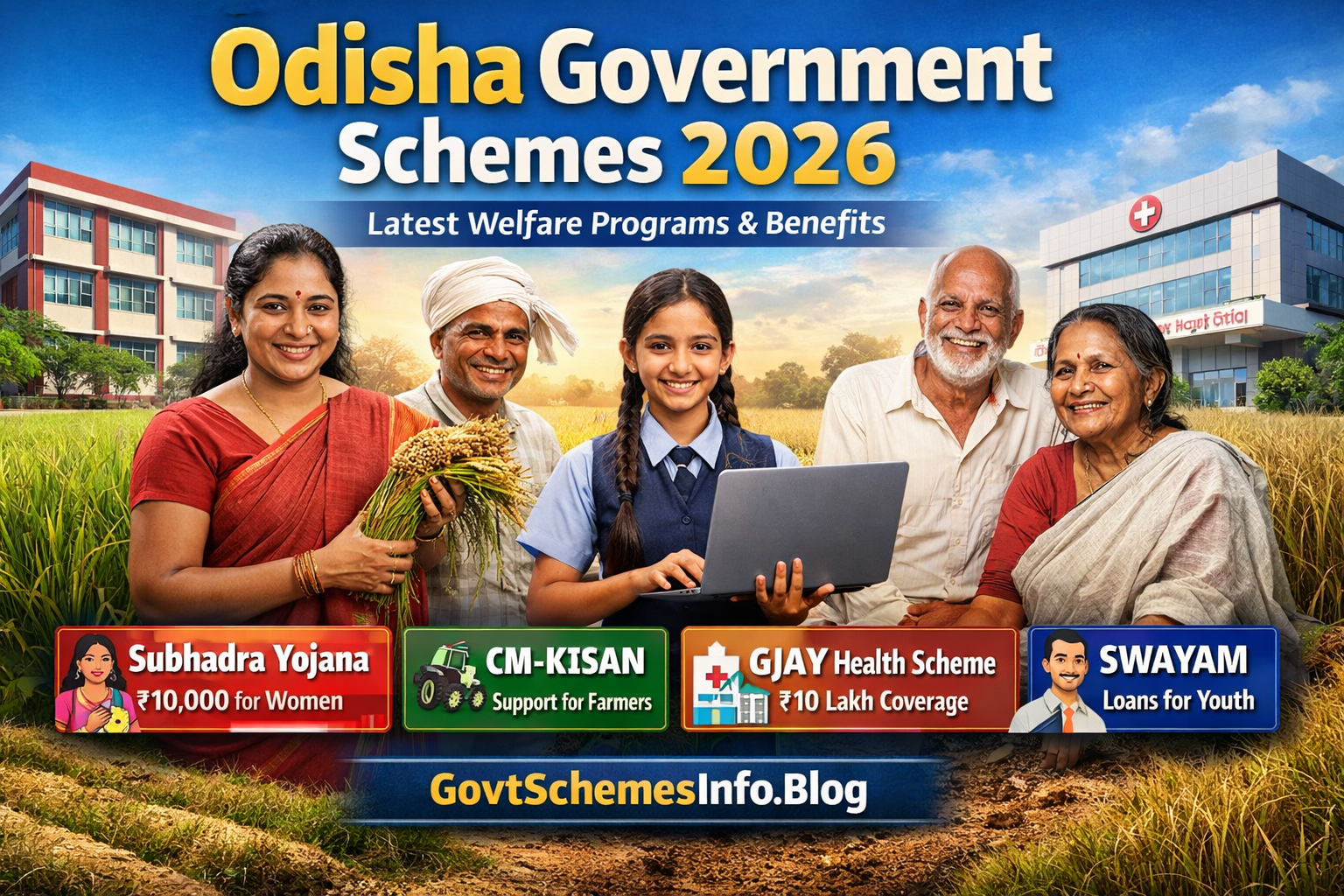 Odisha Government Schemes 2026: Complete List, Benefits, Eligibility & Latest Updates