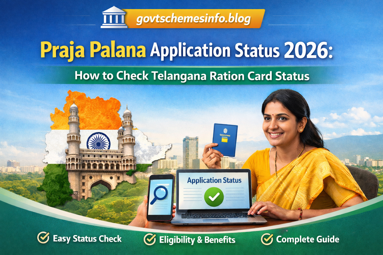 Praja Palana Application Status 2026: How to Check Telangana Ration Card Status